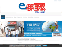 Tablet Screenshot of espeakidiomas.com